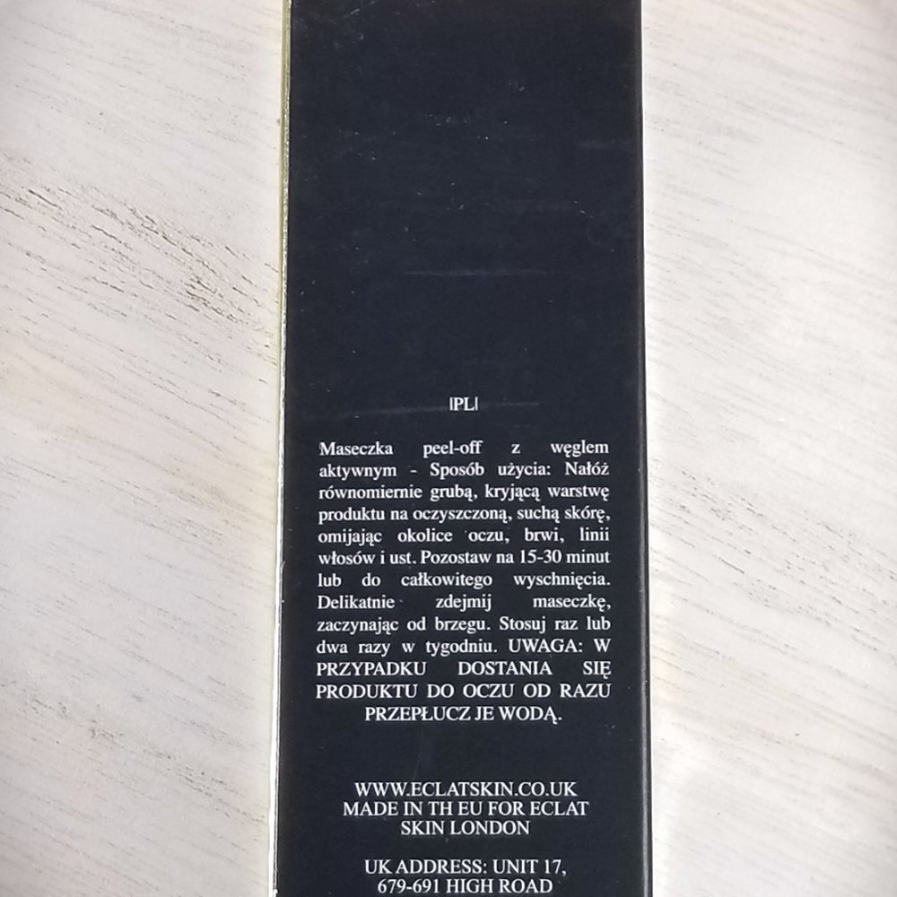 Eclat Skin of London - Charcoal Black Peel Off Mask *NIB* - Picture 4 of 5